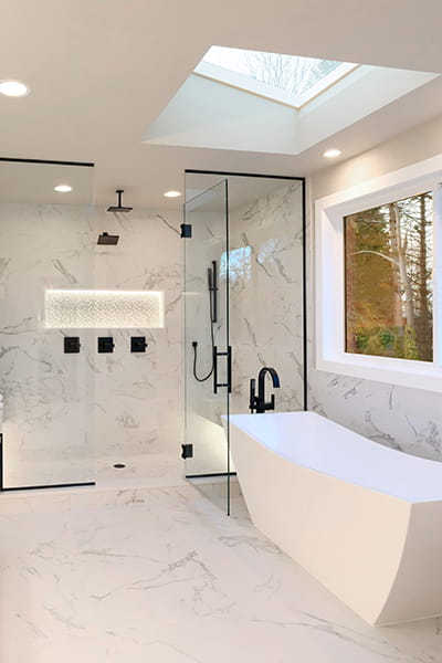 Bathroom renovation completed by New Jersey bathroom remodel contractors in Toms River NJ