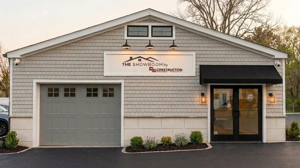 Exterior storefront of kitchen and bath showroom in Allentown New Jersey