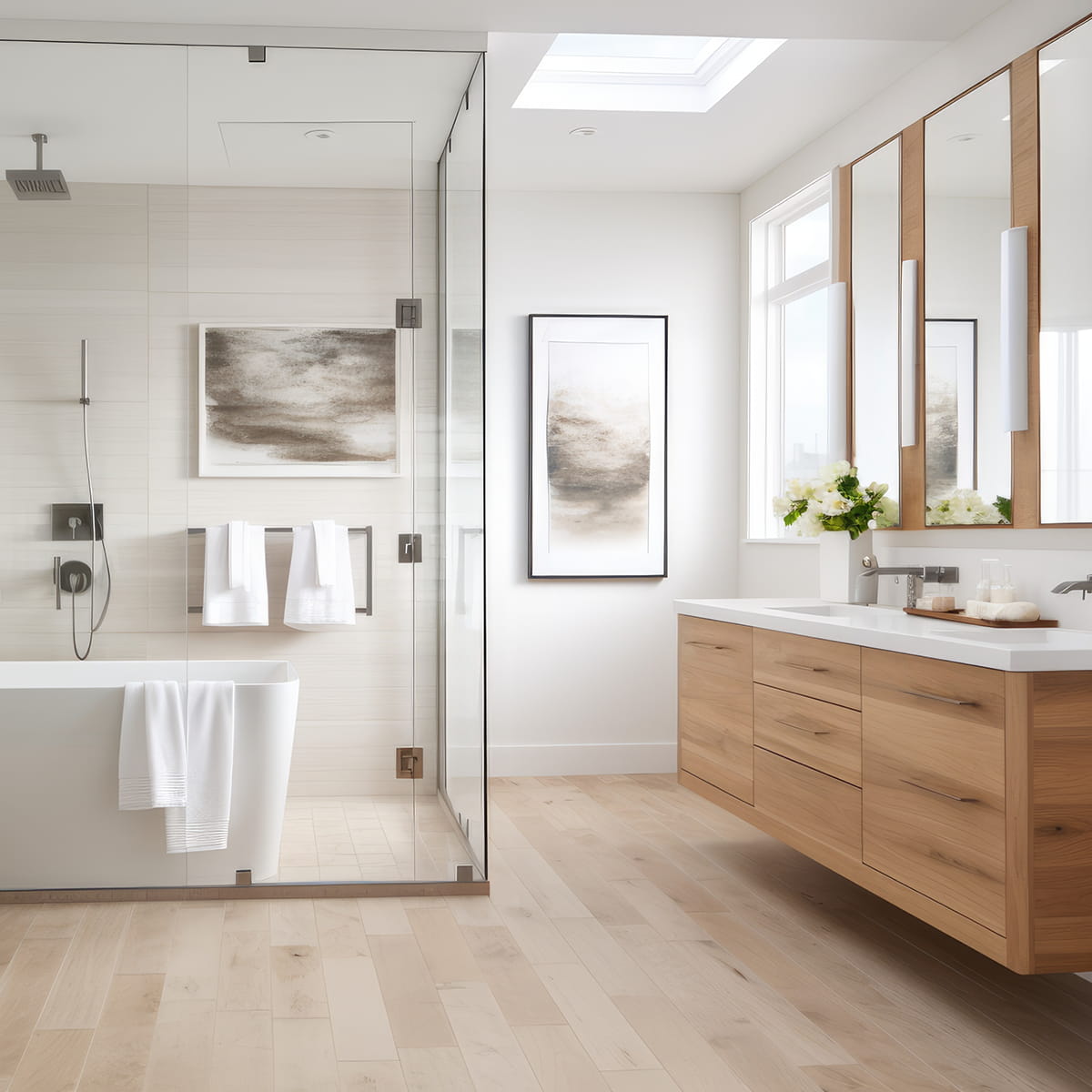 Bathroom remodel contractors in Allentown NJ creating custom bathroom renovations with premium materials