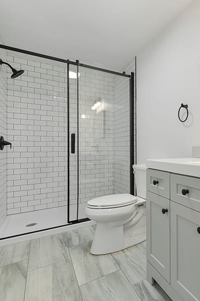 Bathroom remodel completed by bathroom remodeling contractors in Millstone NJ