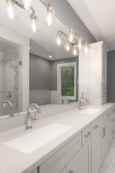 Bathroom remodel completed by bathroom remodeling contractors in Princeton NJ