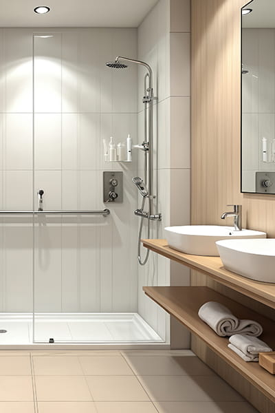 Bathroom remodel completed by bathroom remodeling contractors in Tom's River NJ