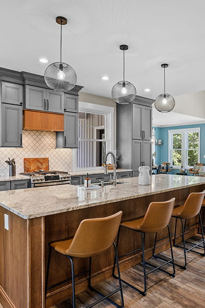 Kitchen remodel completed by kitchen remodel contractors in Allentown NJ