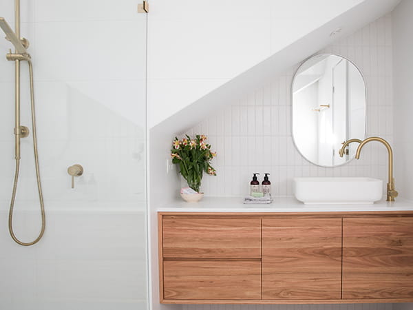 Master bathroom addition with walk in closets completed in Marlboro New Jersey